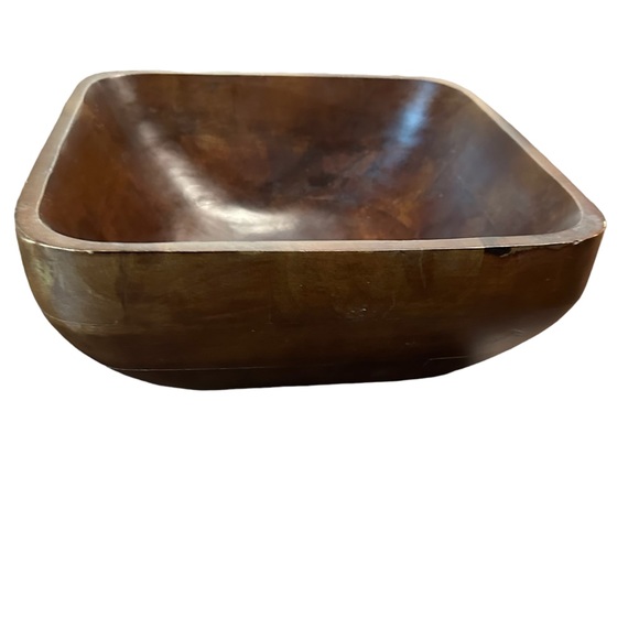 Crate and Barrel Other - CRATE & BARREL Wooden Serving Bowl